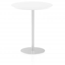 Dynamic Italia 1000mm Poseur Round Table White Top 1145mm High Leg ITL0150