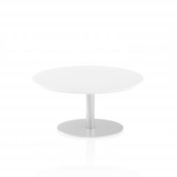 Dynamic Italia 1000mm Poseur Round Table White Top 475mm High Leg ITL0138