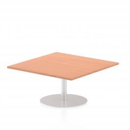 Dynamic Italia 1000mm Poseur Square Table Beech Top 475mm High Leg ITL0346