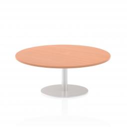 Dynamic Italia 1200mm Poseur Round Table Beech Top 475mm High Leg ITL0154