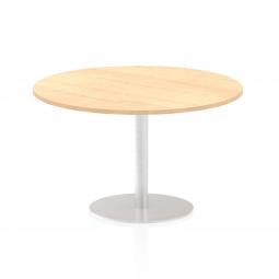 Dynamic Italia 1200mm Poseur Round Table Maple Top 725mm High Leg ITL0163