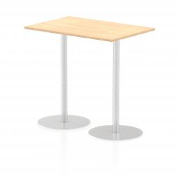 Dynamic Italia 1200 x 800mm Poseur Rectangular Table Maple Top 1145mm High Leg ITL0259