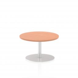 Dynamic Italia 600mm Poseur Round Table Beech Top 475mm High Leg ITL0100