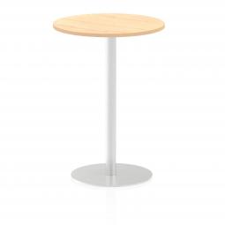 Dynamic Italia 600mm Poseur Round Table Maple Top 1145mm High Leg ITL0115