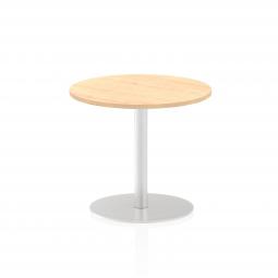 Dynamic Italia 600mm Poseur Round Table Maple Top 725mm High Leg ITL0109