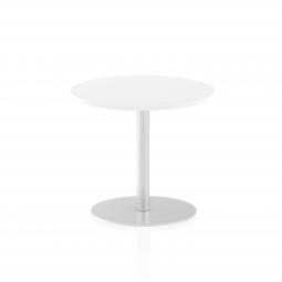 Dynamic Italia 600mm Poseur Round Table White Top 725mm High Leg ITL0108