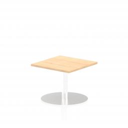 Dynamic Italia 600mm Poseur Square Table Maple Top 475mm High Leg ITL0211