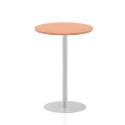 Dynamic Italia 800mm Poseur Round Table Beech Top 1145mm High Leg ITL0130