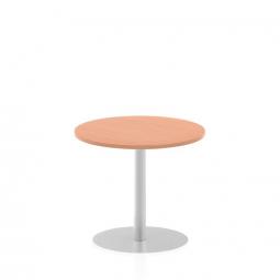 Dynamic Italia 800mm Poseur Round Table Beech Top 725mm High Leg ITL0124