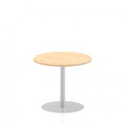 Dynamic Italia 800mm Poseur Round Table Maple Top 725mm High Leg ITL0127