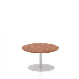 Dynamic Italia 800mm Poseur Round Table Walnut Top 475mm High Leg ITL0119