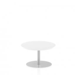 Dynamic Italia 800mm Poseur Round Table White Top 475mm High Leg ITL0120