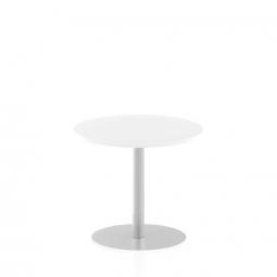 Dynamic Italia 800mm Poseur Round Table White Top 725mm High Leg ITL0126