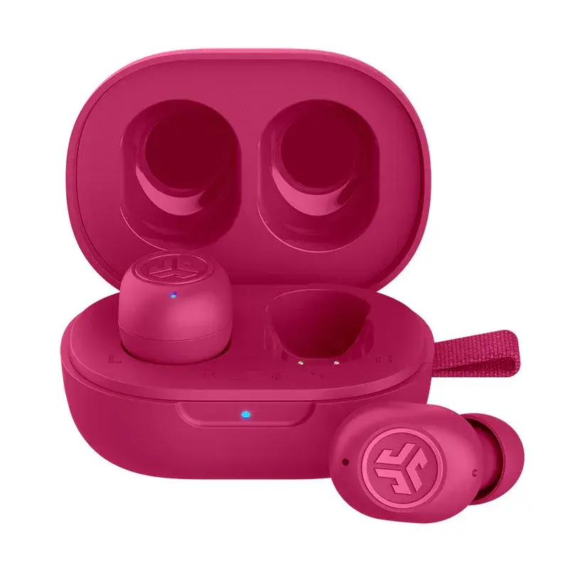 JLab Audio JBuds Pink Mini True Wireless Earbuds with Charging Case