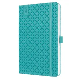 Jolie Diary 2025 Approx A5 Hardcover Thermo PU Week To View Flair 135x203x16mm Aqua Green