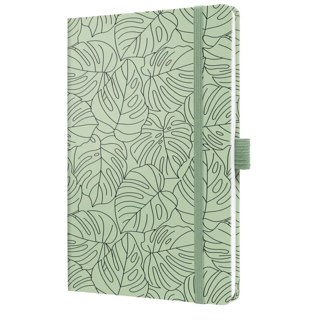 Sigel Jolie Diary 2026 A5 Week To View Green Monstera - J6353