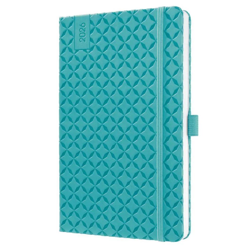 Sigel Jolie Diary 2026 A5 Week To View Aqua Green - J6103