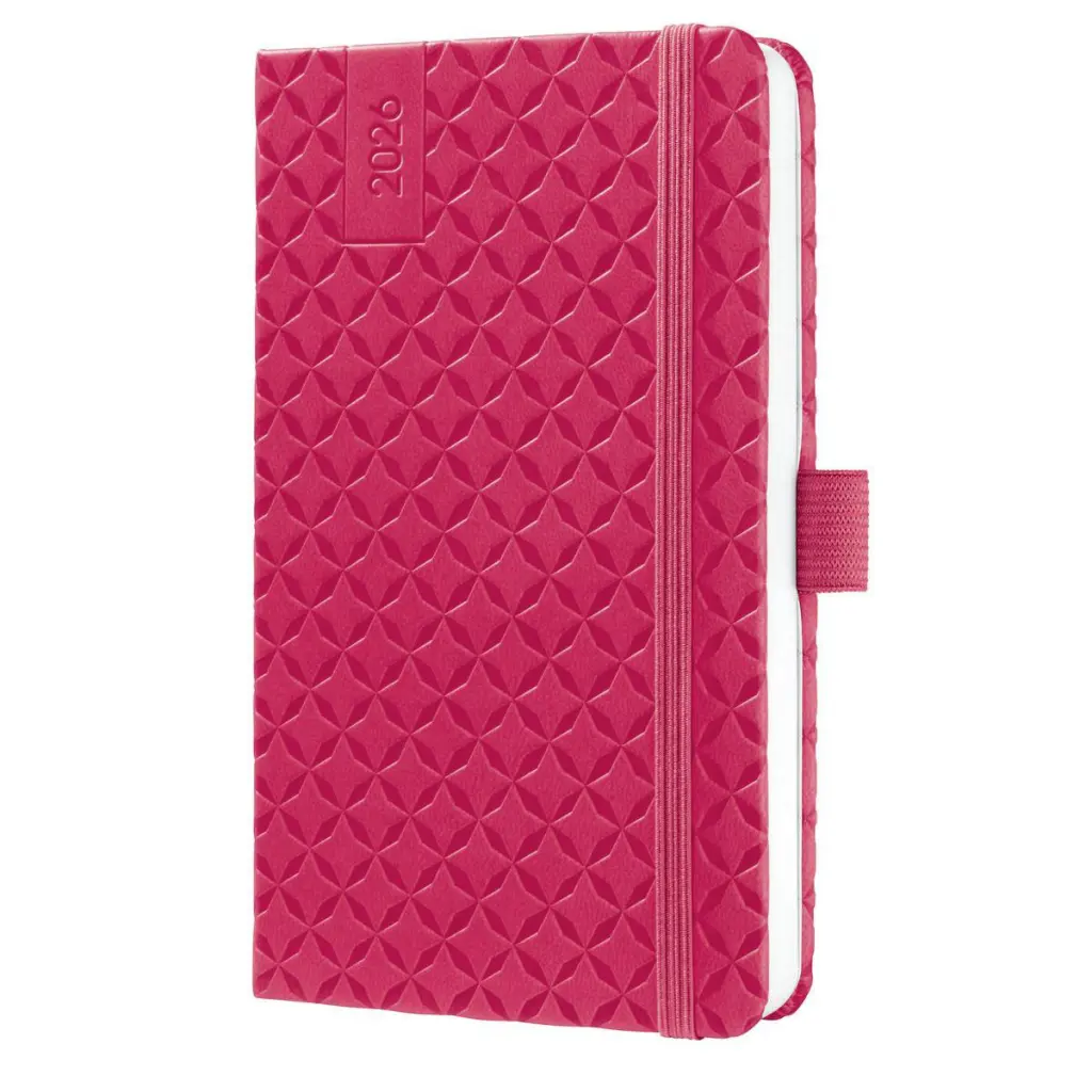 Sigel Jolie Diary 2026 A6 Week To View Fuschia Pink - J6104