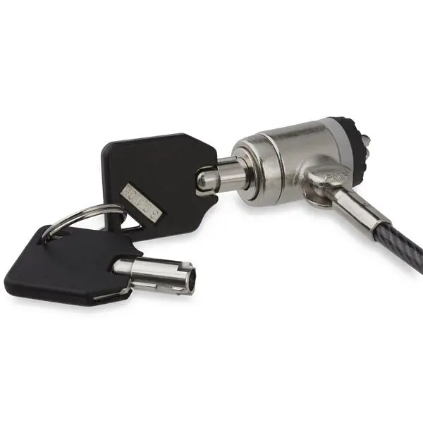 StarTech.com Keyed Cable Lock Push to Lock Button