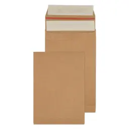 Blake Vita Kraft Mailing Bag Envelopes Peel and Seal Natural Brown 130gsm 229mm x 162mm x 40mm (Pack 125) - KBB120