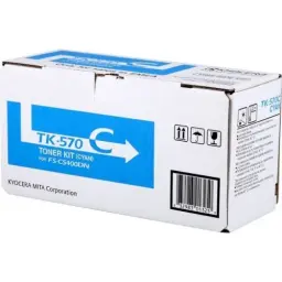 Kyocera TK570C Cyan Toner Cartridge 12k pages - 1T02HGCEU0