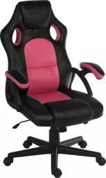 Teknik Kyoto Contemporary Gaming Chair With Fixed Arms Pink - 6996
