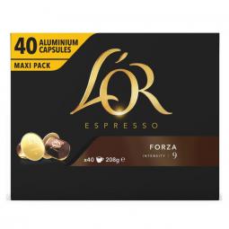 L'OR Forza Coffee Capsules Pack 40