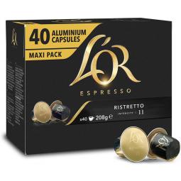 L'OR Ristretto Coffee Capsules (Pack 40) 