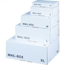 LSM White Mailing Box 255x185x85mm Size S White Pack of 20