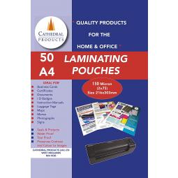 Laminating Pouch A4 150 Micron Pack of 50