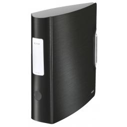 Leitz 180 Active Style Lever Arch File A4 80mm Satin Black (Pack 5)