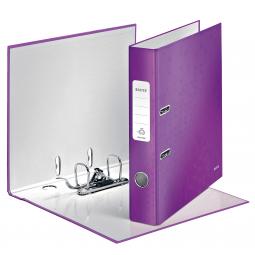Leitz 180 WOW Lever Arch File A4 50mm Purple Pack of 10