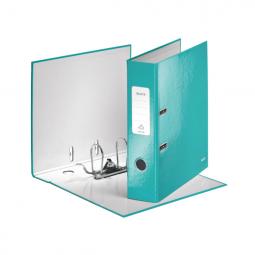 Leitz 180 WOW Lever Arch File A4 80mm Ice Blue Pack of 10