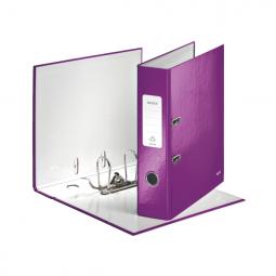 Leitz 180 WOW Lever Arch File A4 80mm Purple Pack of 10 10050062