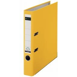 Leitz Lever Arch File A4 PP 180 50mm Yellow (Pack 10) - 10151015