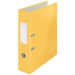 Leitz Lever Arch File 180 Cosy A4 80mm Warm Yellow (Pack 6) - 10610019