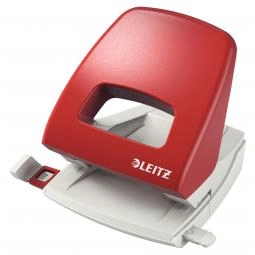 Leitz NeXXt Hole Punch with Guidebar Red - 50050025