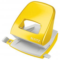 Leitz New NeXXt WOW Metal Office Hole Punch 30 sheets Yellow
