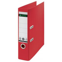 Leitz 180 Recycle Lever Arch File A4 80mm Spine Red 10180025