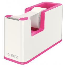Leitz WOW Duo Colour Tape Dispenser Pink 53641023