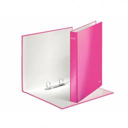 Leitz WOW Ring binder A4 2D Ring 25mm Pink Pack of 10 42410023