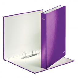 Leitz WOW Ring binder A4 2D Ring 25mm Purple Pack of 10 42410052