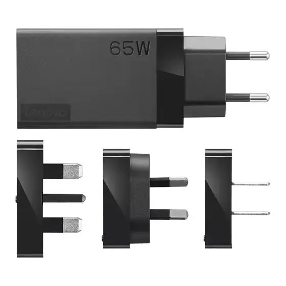 Lenovo 65W USB C AC Travel Adapter Black