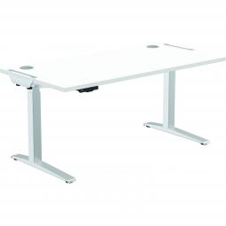 Fellowes Levado Height Adjustable Desk White 1800mm 9708901