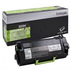 Lexmark 522H Black High Yield Toner Cartridge 52D2H00