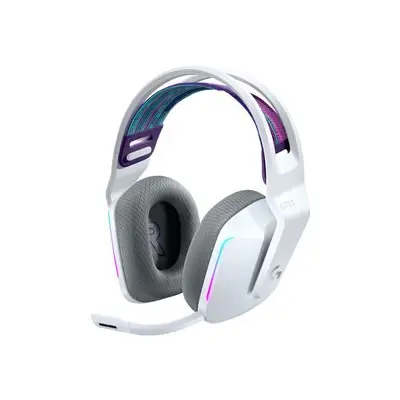 Logitech Lightspeed G733 White Wireless RGB Gaming Headset