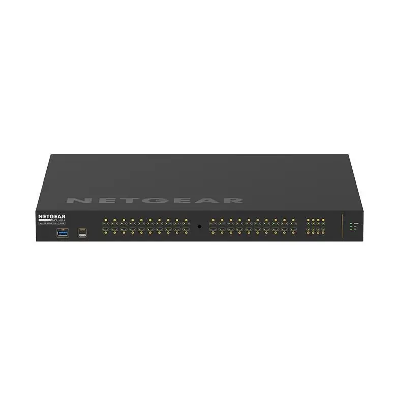 NETGEAR M4250 48-Port Managed Rackmount Gigabit PoE Plus Switch including 8 x 1GbE SFP Plus Ports