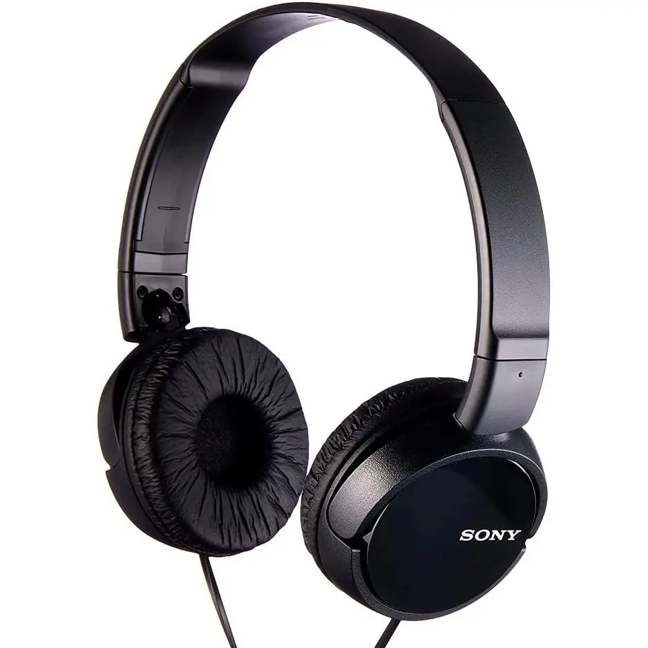 Sony MDR-ZX110 Wired 3.5mm Connector Overhead Black Headphones