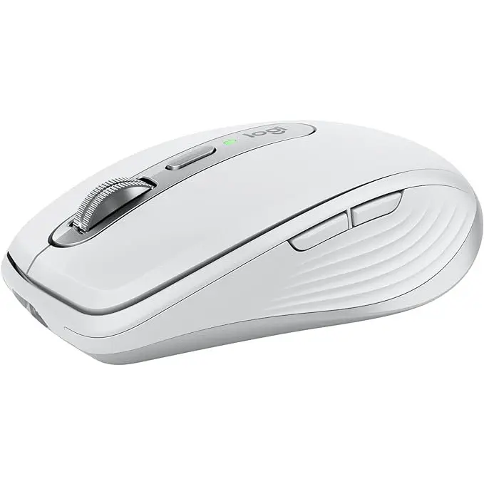 Logitech MX Anywhere 3S 8000 DPI RF Wireless + Bluetooth Laser Pale Grey Mouse