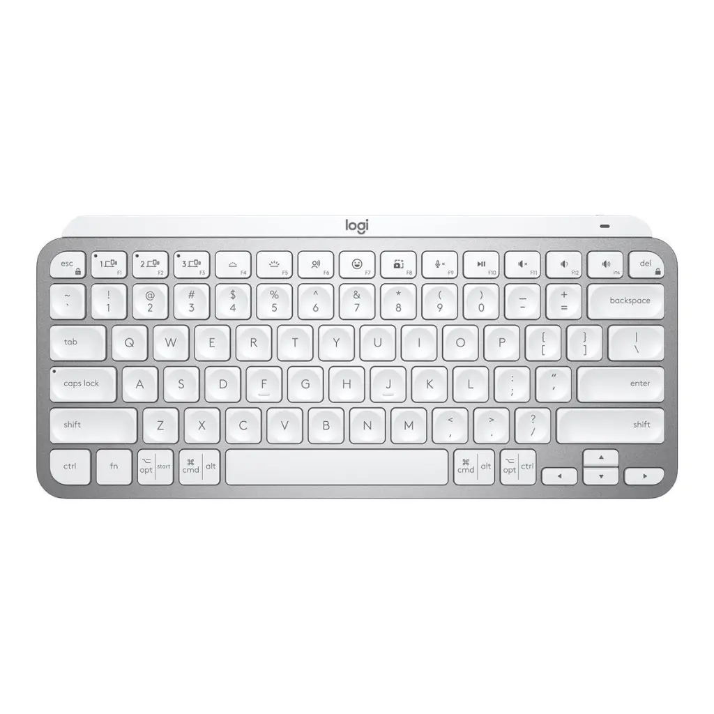 Logitech MX Keys Mini RF Wireless Bluetooth QWERTY English Keyboard Pale Grey